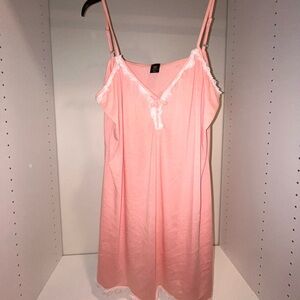 Pink Lace Sleepwear Dress